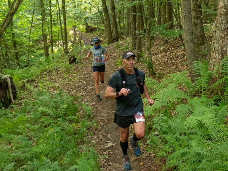 Runners at Slate Valley Trails Scramble