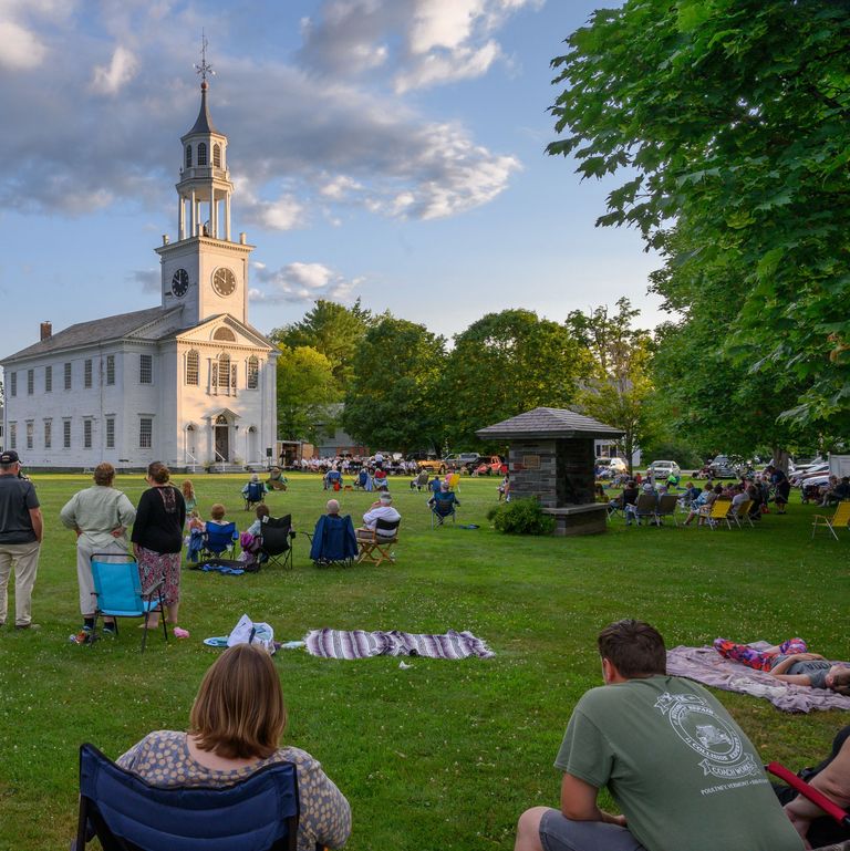 concert on the East Poultney Green