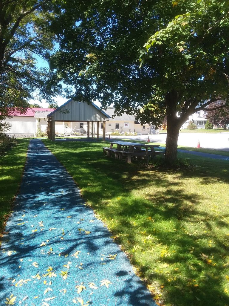 Outdoor pavilion at the senior center